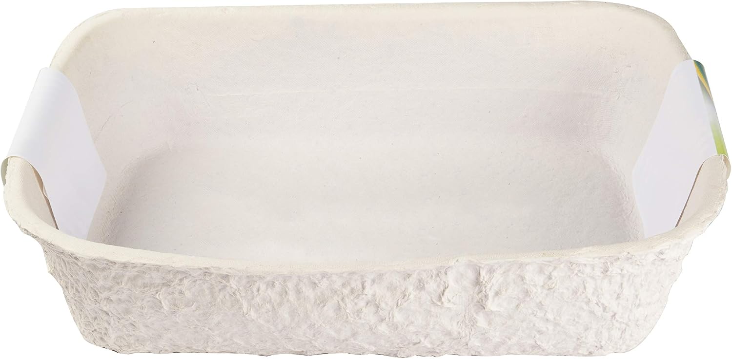 Kitty's Wonderbox Disposable Litter Box, 2-in-1 Functionality, Disposable Cat Litter Box and Liner