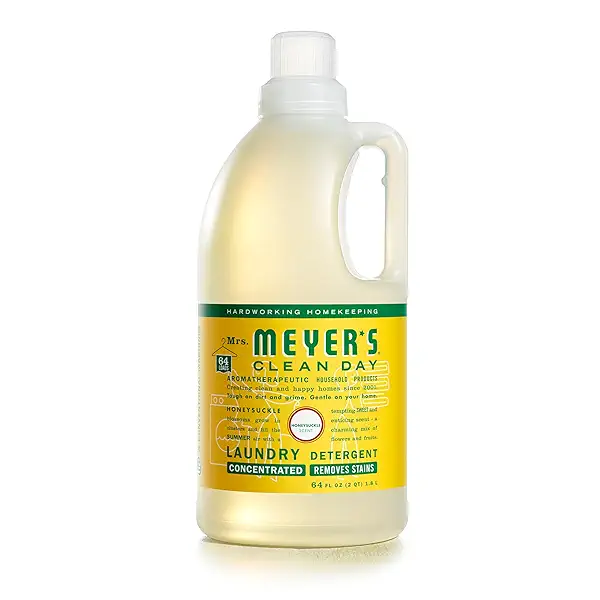 MRS. MEYER'S CLEAN DAY Laundry Detergent, Honeysuckle, 64 Fluid Ounce 1