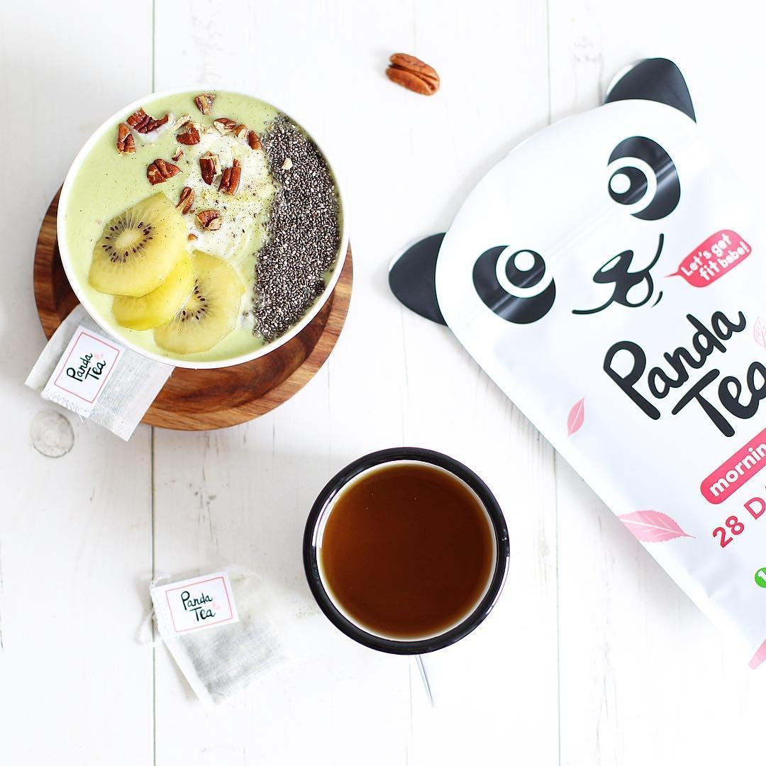Panda Tea – Té Certificado bio- caja de 4 mezclas (112 bolsas) – reto detox, relajación, belleza, Biológico