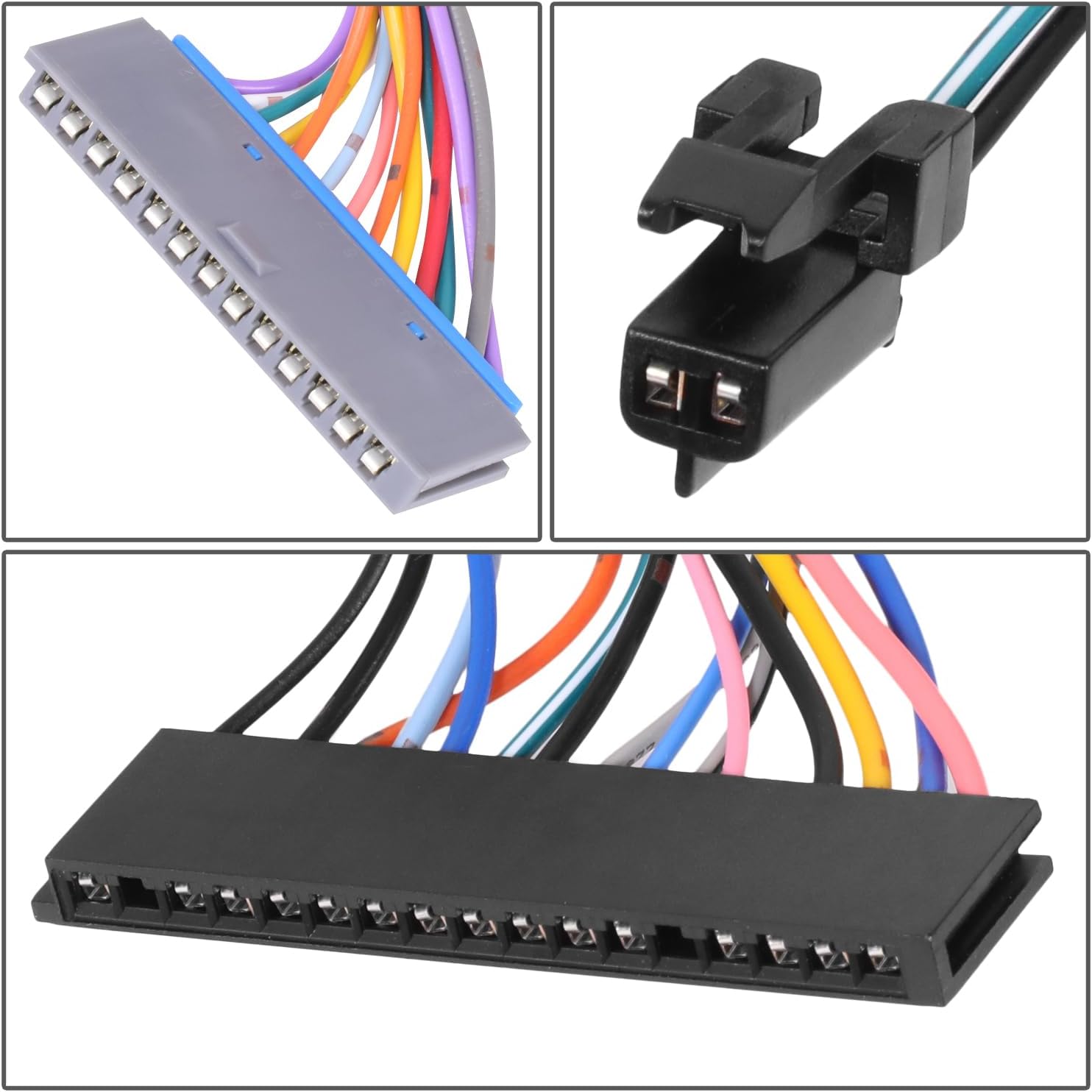 Auto Dynasty Factory Style Multi-Function Combination Switch Assembly Compatible with Buick Century Regal 1997-2005, Driver Left Side, Black