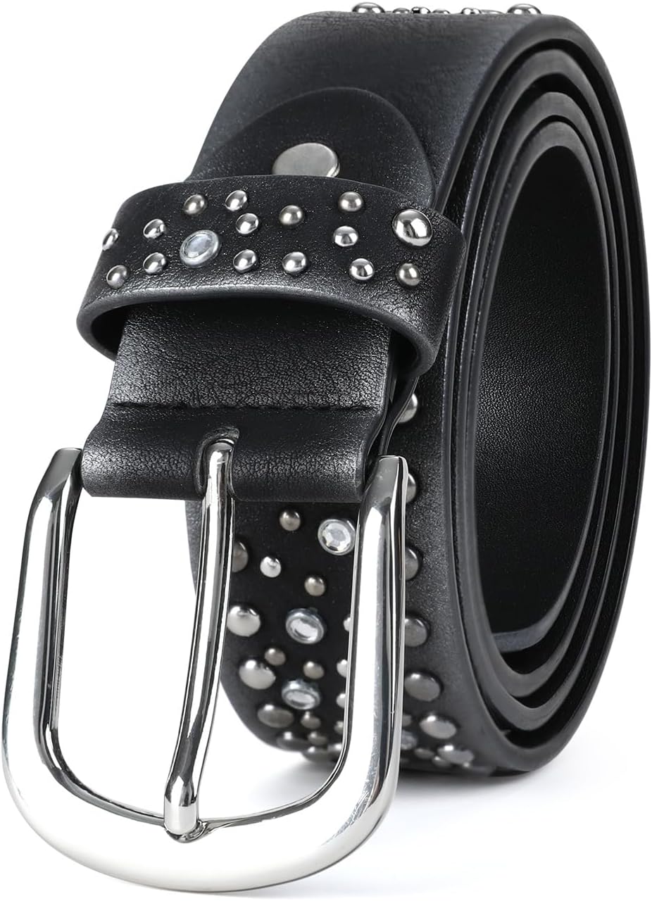 Rhinestone Belt for Women Western Cowgirl Silver Kuwait Ubuy