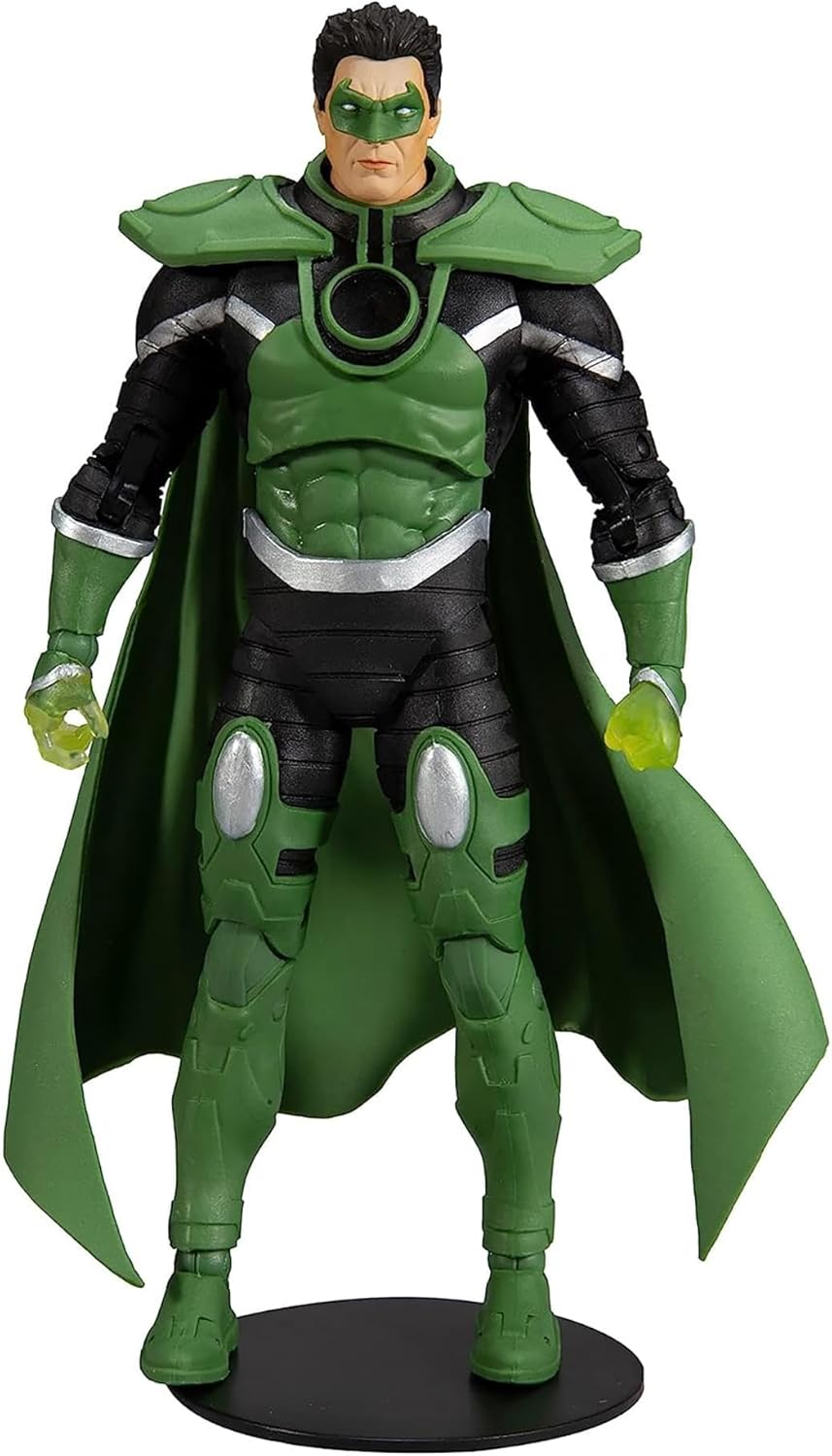 McFarlane Toys - 7-Inch Parallax Green Lantern Figure – DC Multiverse Figures – Based on DC Comics– Gold Label Hal Jordon Action Figure – 22 Moving Parts – Collectable Art Card Included