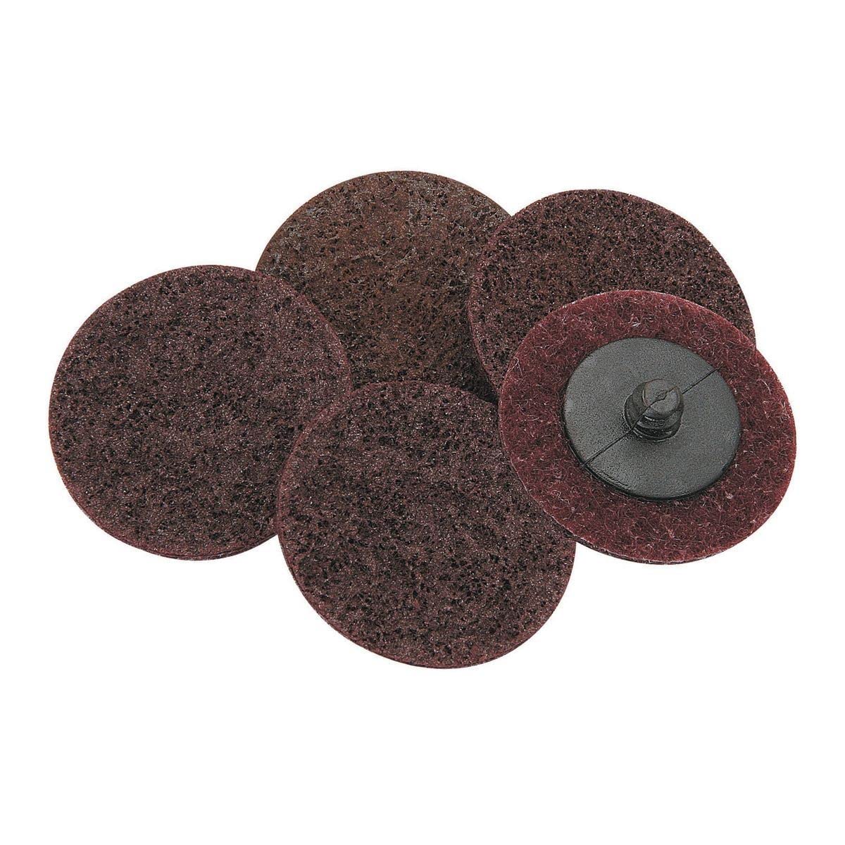 2 in. Medium Grade Fiber Surface Conditioning Discs, 5 Pack