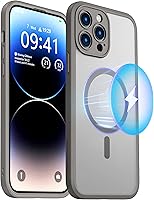 Vista 51 de ImpactStrong Magnetic Guard Designed for iPhone 14 Pro Max Case [Camera Protection] [Military Grade Drop Tested] [Compatible with MagSafe] Slim Black