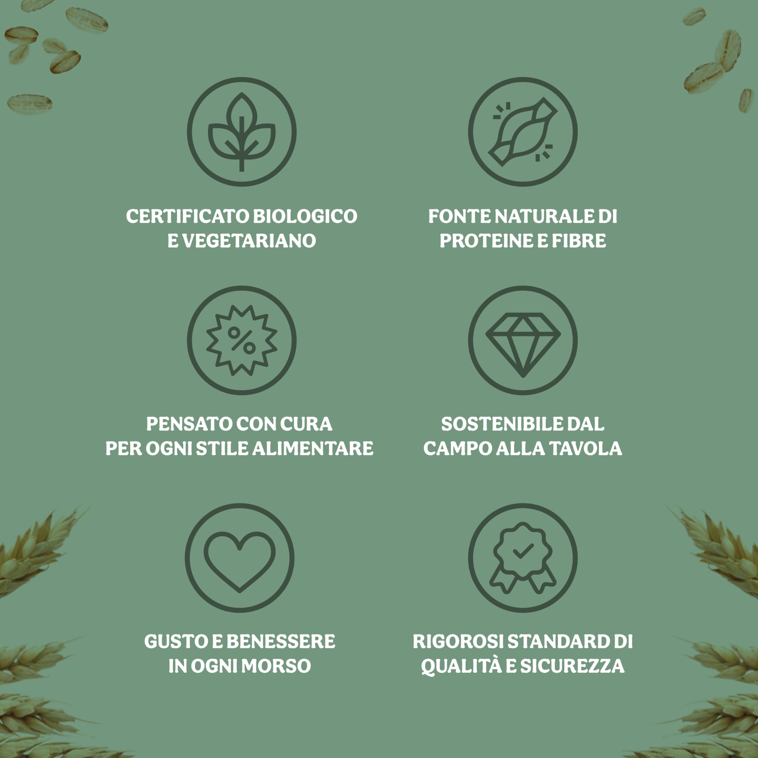 FIOCCHI DI AVENA INTEGRALI MIGNON SENZA GLUTINE