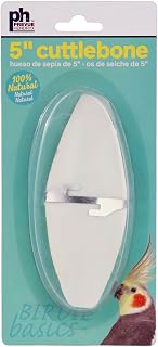 Prevue Pet Products BPV1143 Medium 5-Inch Bird Cuttlebone - Calcium Supplement & Natural Beak Trimmer