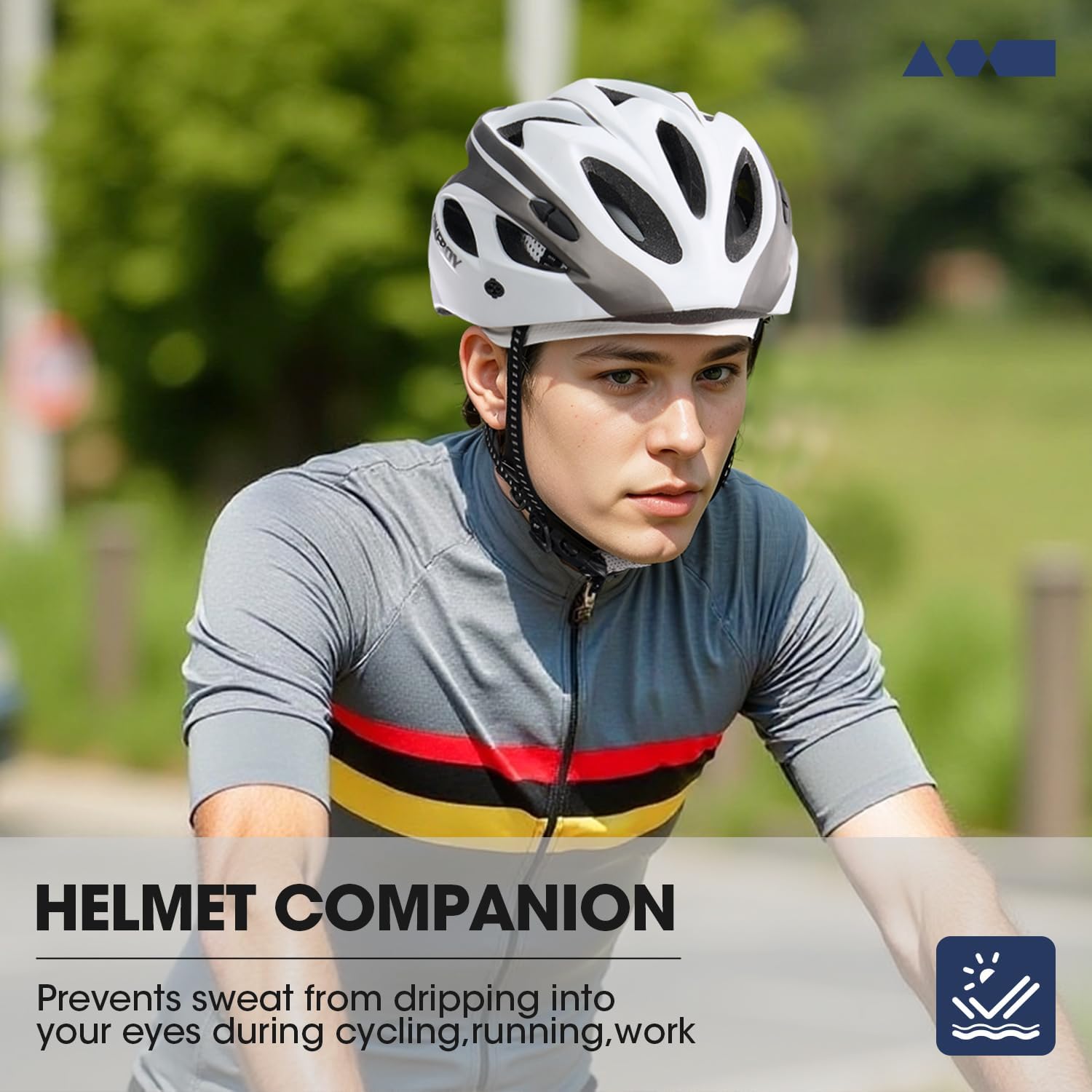 SUNMECI 2 Pcs Cooling Breathable Mesh Skull Cap for Men Women Lightweight Quick Dry Cycling Moto Helmet Hard Hat Liner - Image 4