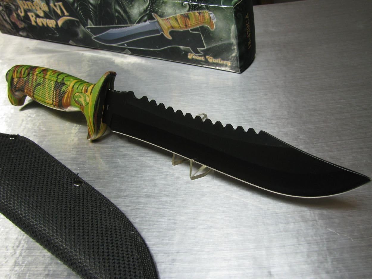 Frost Cutlery F18429CA-BRK Jungle Fever VI Bowie