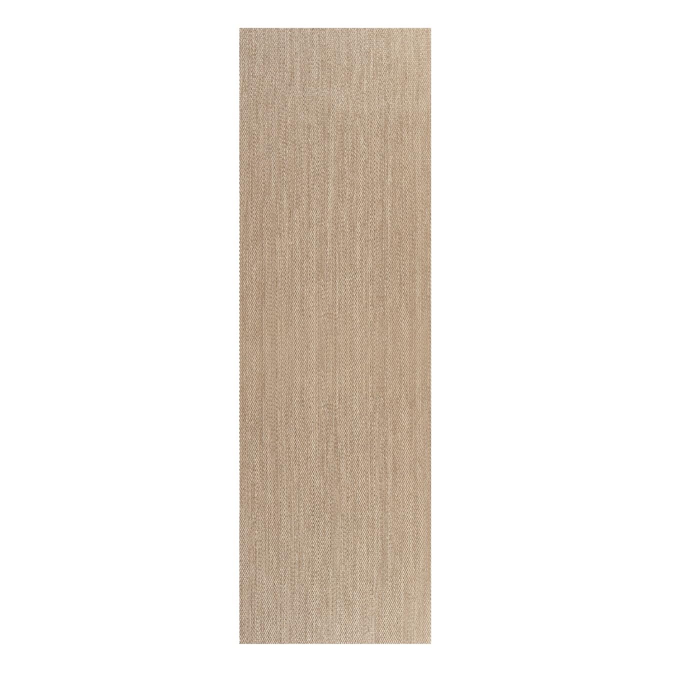 STORESDECO Alfombra Vinílica Cocina de Tejido Trenzado Premium de Alta Gama. Lavable Antideslizante Antimanchas y extraplana. Alfombras Resistentes Máxima Calidad Color Beige 60x90 cm