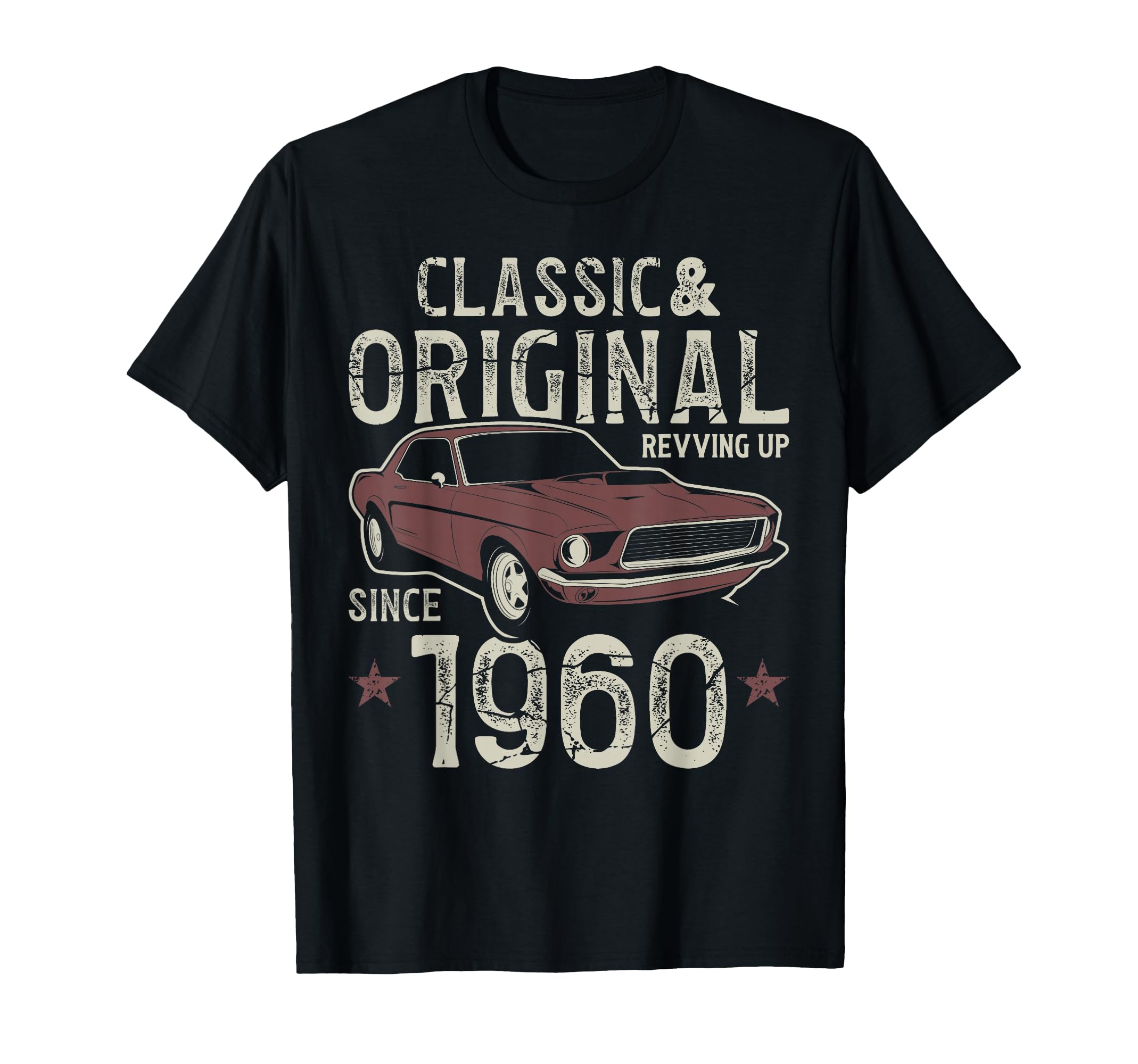 Born 1960 Classic Car 66th Birthday T-Shirt