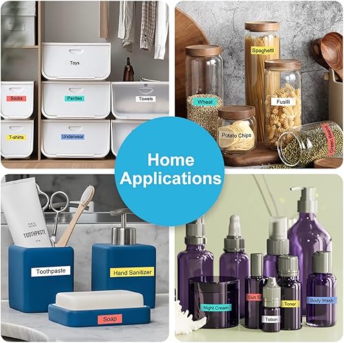 Miniatura 7 de MarkDomain E1000 - Etiquetadora e impresora con adaptador de CA, compatible con Brother TZ TZe 131 231 431 531 631 731 P Touch laminada 0.472 in