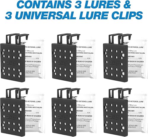 Miniatura 2 de PIC Señuelo Octenol para mosquitos (paquete de 6), atrae mosquitos, para uso con insecticidas y trampas electrónicas