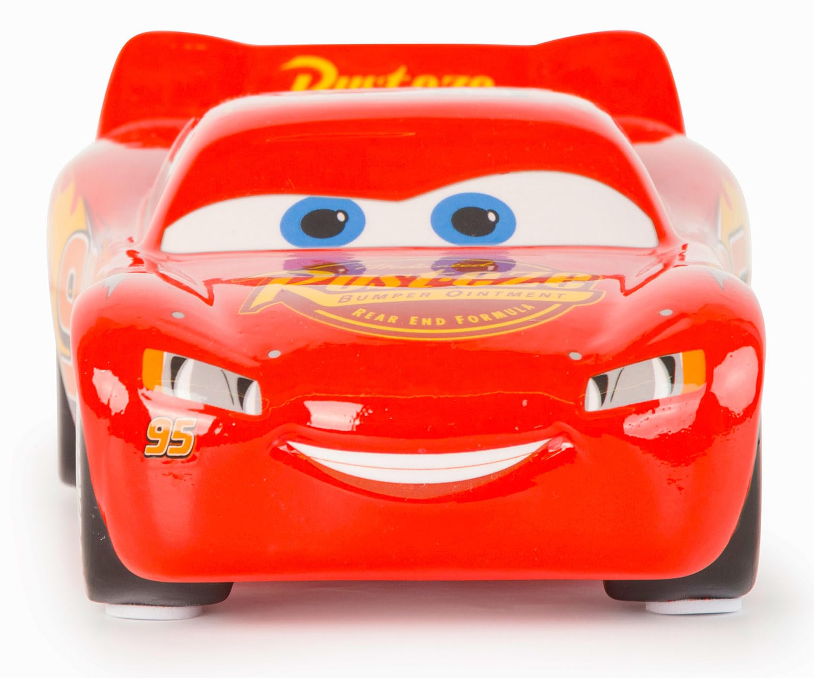 Jay Franco Disney Pixar Cars Lighting McQueen Ceramic Piggy Bank - Kids Room Decor & Racecar Coin Bank - Children's Learning Resource