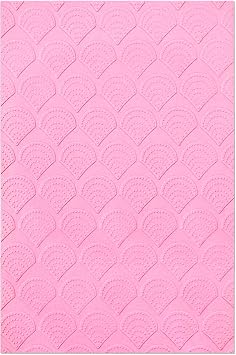 Sizzix Multi-Level Textured Impressions Embossing Folder Fan Tiles by Jennifer Ogborn | 665746 |Chapter 2 2022