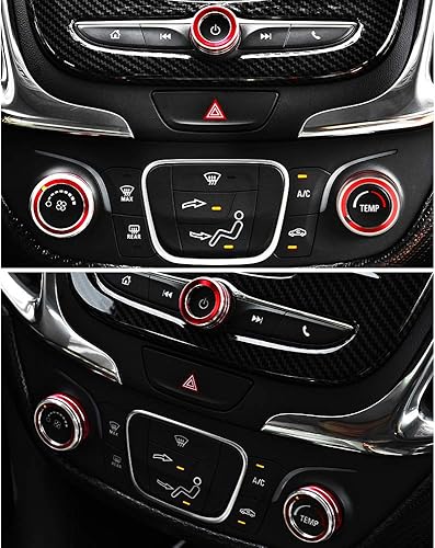 Miniatura 5 de CARFIB Calcomanías de volumen de CA para Chevrolet Chevy EQUINOX LT, accesorios de control de aire, calcomanías de sincronización automática, tapas