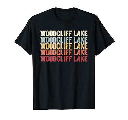 Woodcliff Lake New Jersey Woodcliff Lake NJ Retro Vintage T-Shirt