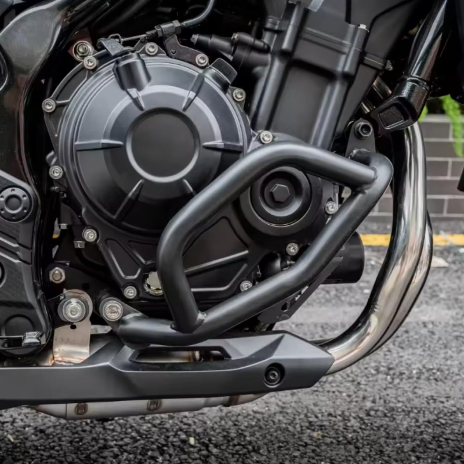 Generico Crash Bar Paraurti Compatibile con NX500 2024 Protezione Motore Moto Barra Paramotore Autostradale Telaio Paraurti Inferiore Componenti per Pista da per Corsa