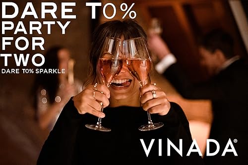 Miniatura 5 de VINADA - Rosado Espumoso - Vino Cero Alcohol - 25.4 fl oz (3 Botellas de Vidrio)