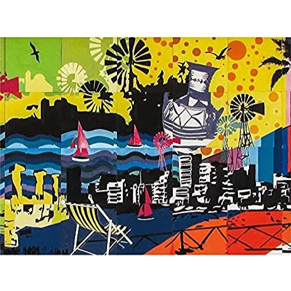 Graffiti Mural Paralimni Secondary Cyprus Wall Art Print