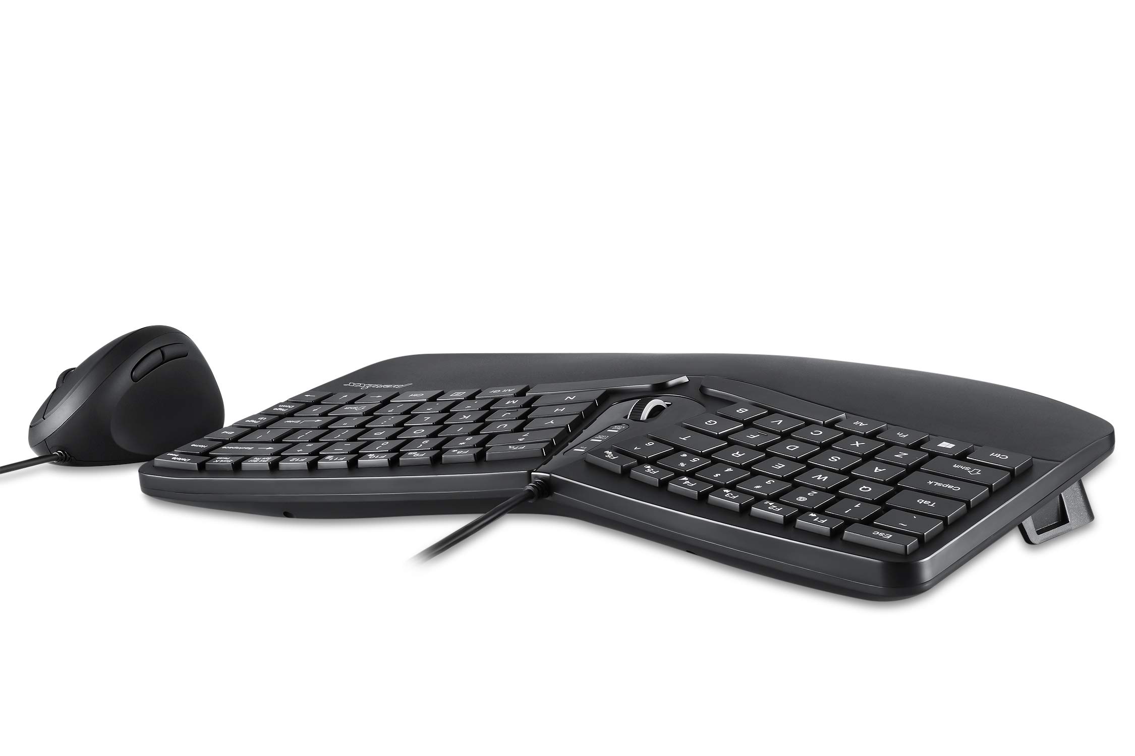 Perixx PERIDUO406, Wired Mini Ergonomic Split Keyboard and Vertical