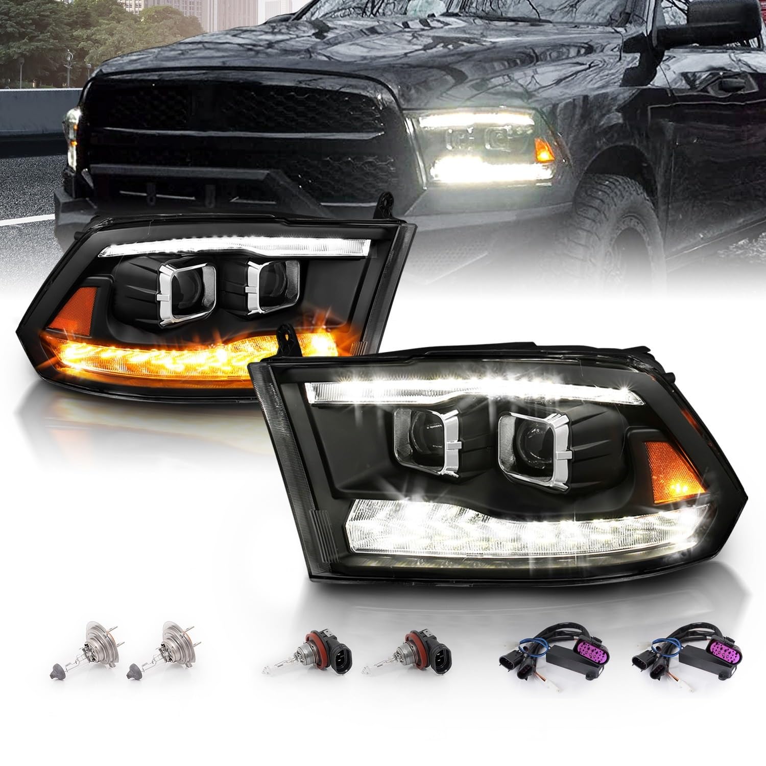 Black Projector Switchback LED