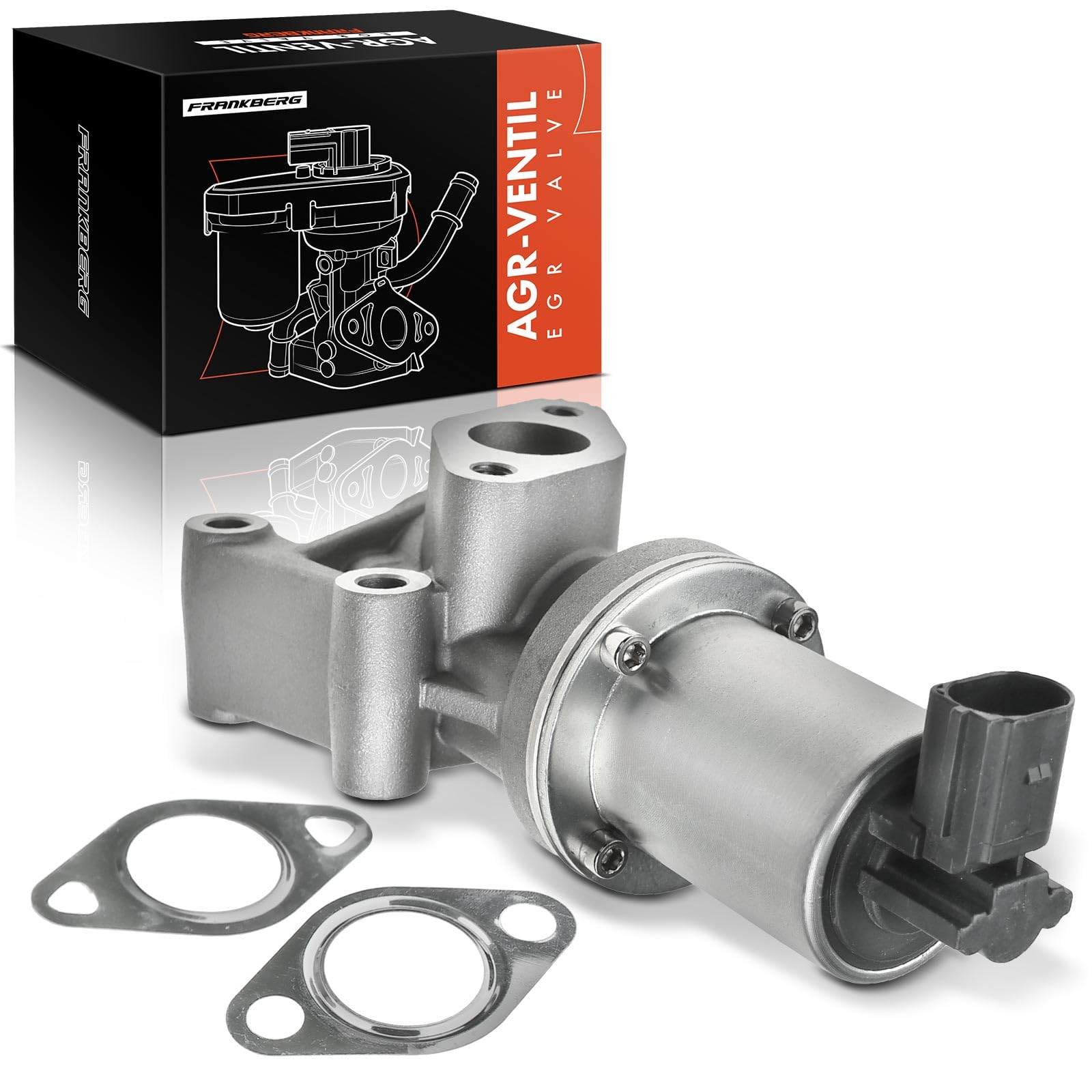 Frankberg Válvula EGR del enfriador de recirculación de gases de escape | 2A300; Compatible con: i30 GD, Río III UB, Alma AM, iX20 JC, Venga YN, Pro Cee'D JD, Pro Cee'D ED, Cee'D SW ED