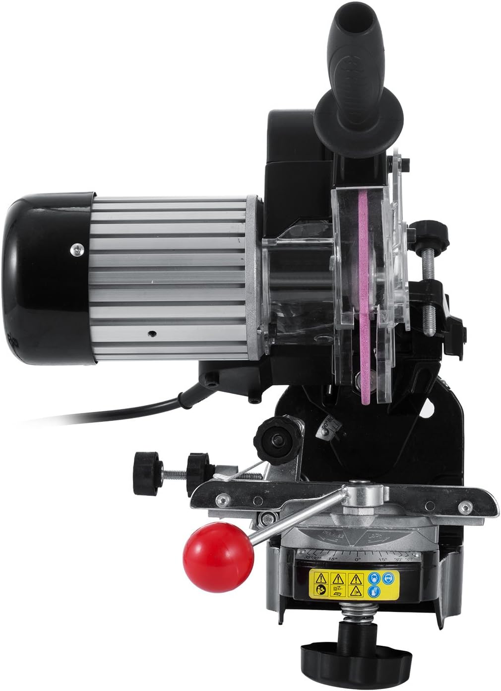 వైపు view of VEVOR Electric Chainsaw Sharpener