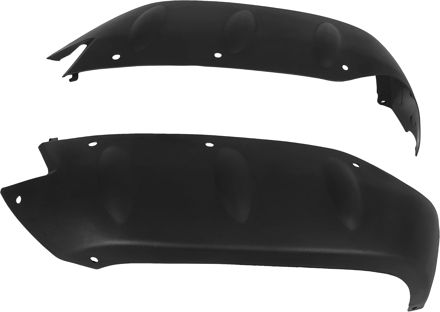 KUAFU Fender Flare Compatible with 2004-2007 Honda TRX350 TM FM FE TE / TRX400 FA FGA Rancher Mud Guards Fender Flares Flaps Kit Black