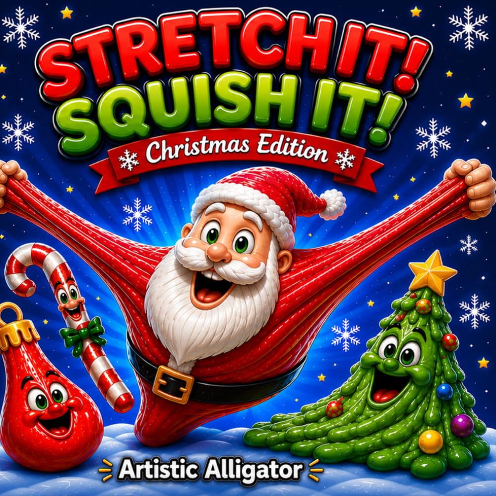 Stretch It! Squish It! Christmas Edition: A Funny Christmas Picture Book for Kids Ages 3–8