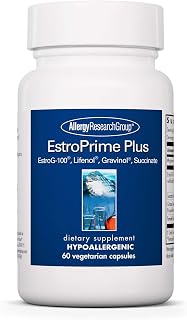 Allergy Research Group Flashes No More Supplement - Menopause Support for Women, Estrogen, Menopause Relief, for Hot Flashes & Night Sweats - 60 Count