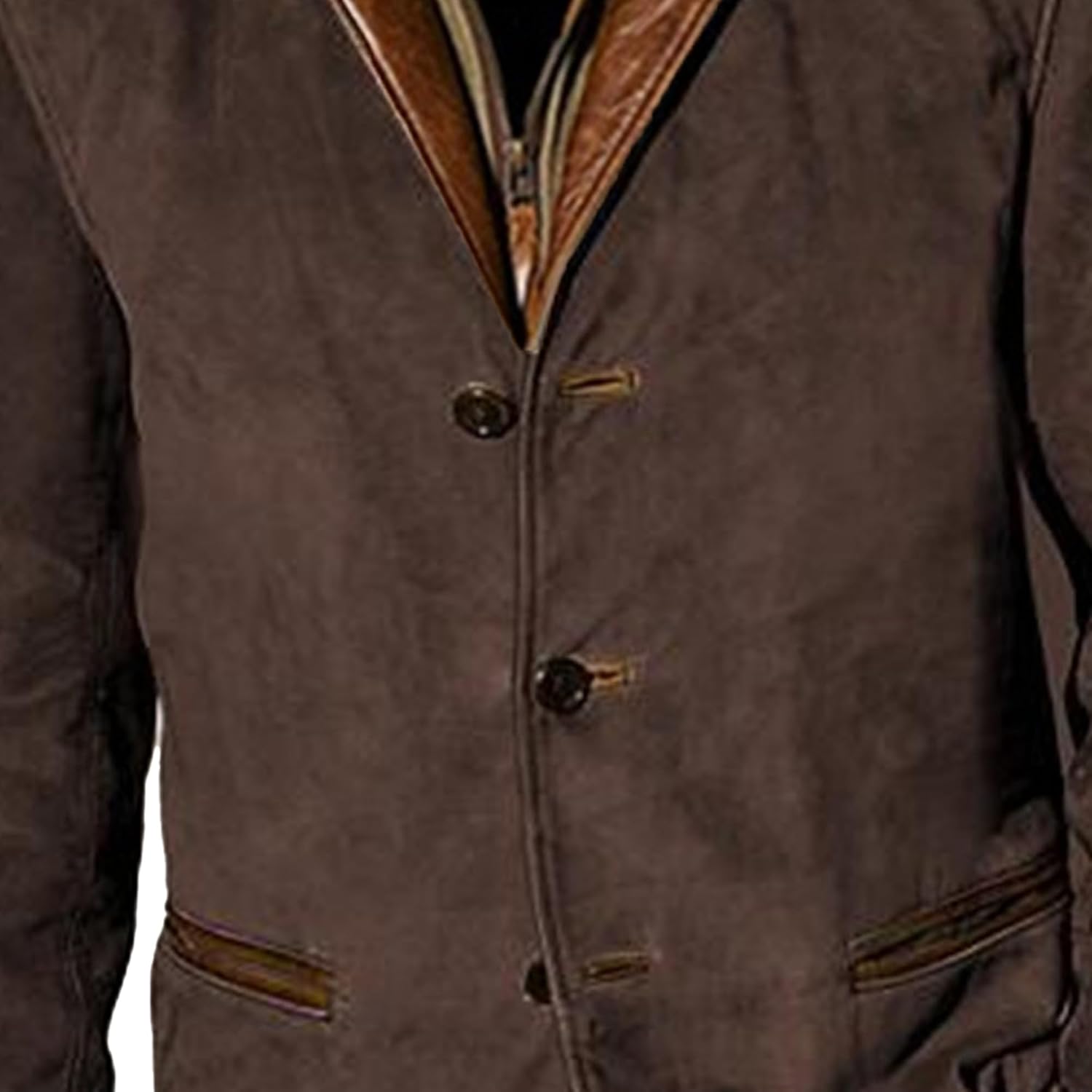 Men Vintage Lapel Cotton Coat with Pocket Single Breasted Classy Cozy Suit Blazer Fall Casual Business Outerwear
