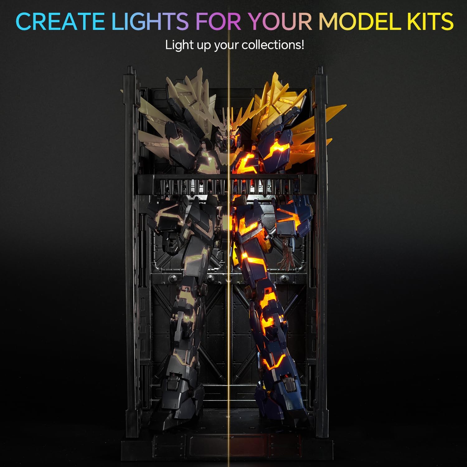 5th Led Light Units for Gundam RG Model, LED Lighting Kit for Gunplas RG HG SD Q Kits,Induction LED Lights, Model Add Lamp Beads (SZXWL-5th)