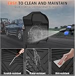 All Weather Car Floor Mats for Ford F150/F-150 2015-2025 SuperCrew Cab (Includes 22-24 Lightning Models), TPE Rubber Floor Liners Anti-Slip Full Set Automotive Mats for 2025 Ford F-150 Accessories