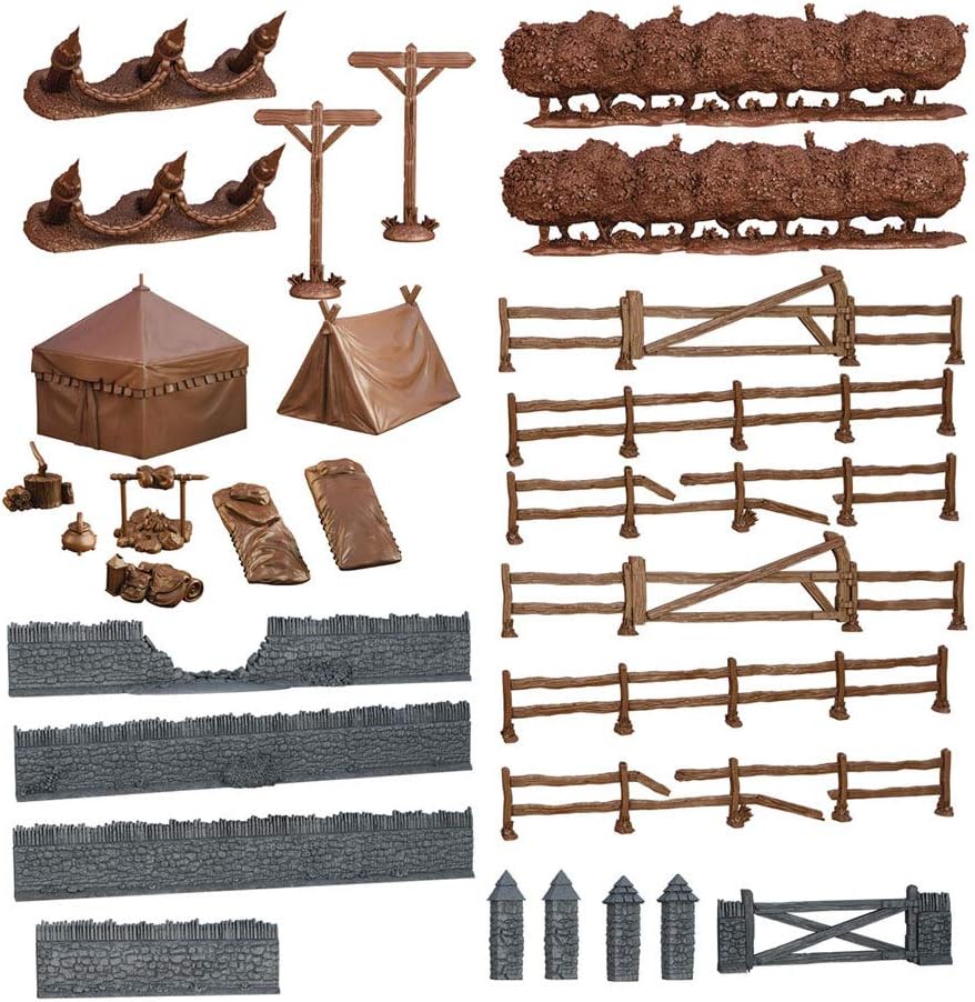 Mantic Games MGTC123 TerrainCrate: Battlefield, Multi