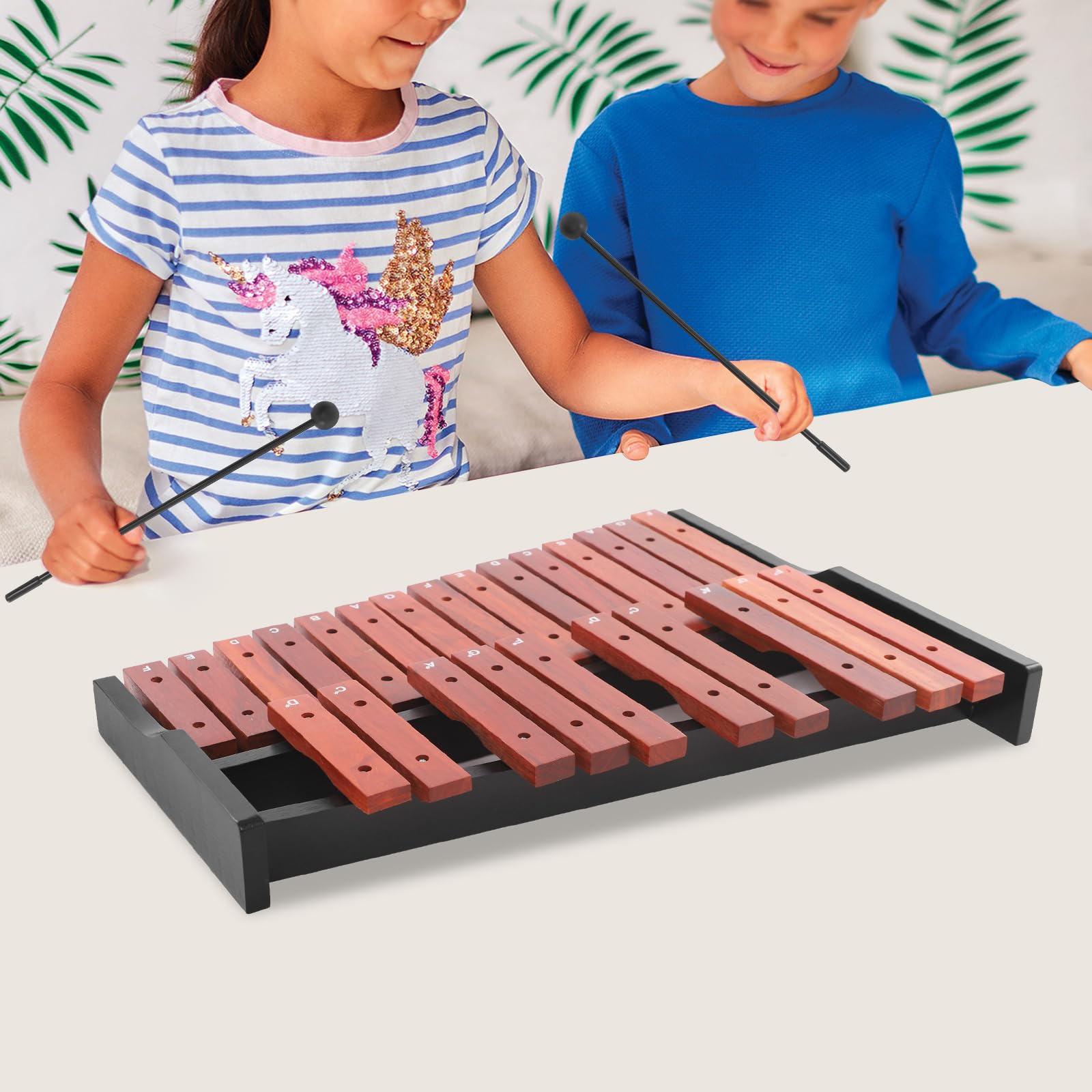 Xylophone 25 notes avec mallette de transport pratique, pour instrument de xylophone, plaques ophoniques avec sac de transport, pour performance, concert de musique, présentation, concours d'art