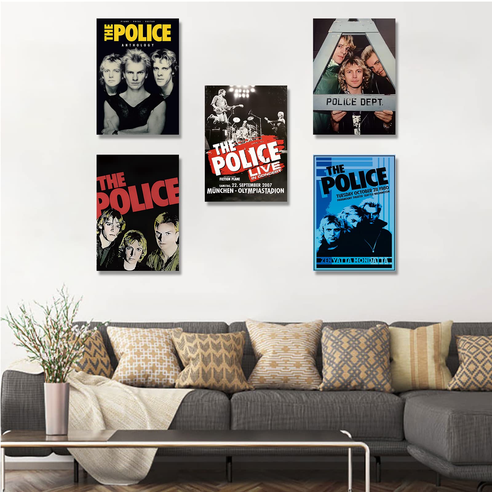 Amazon.co.jp: JIZAKE The a Police ポスター 5枚 フレームなし