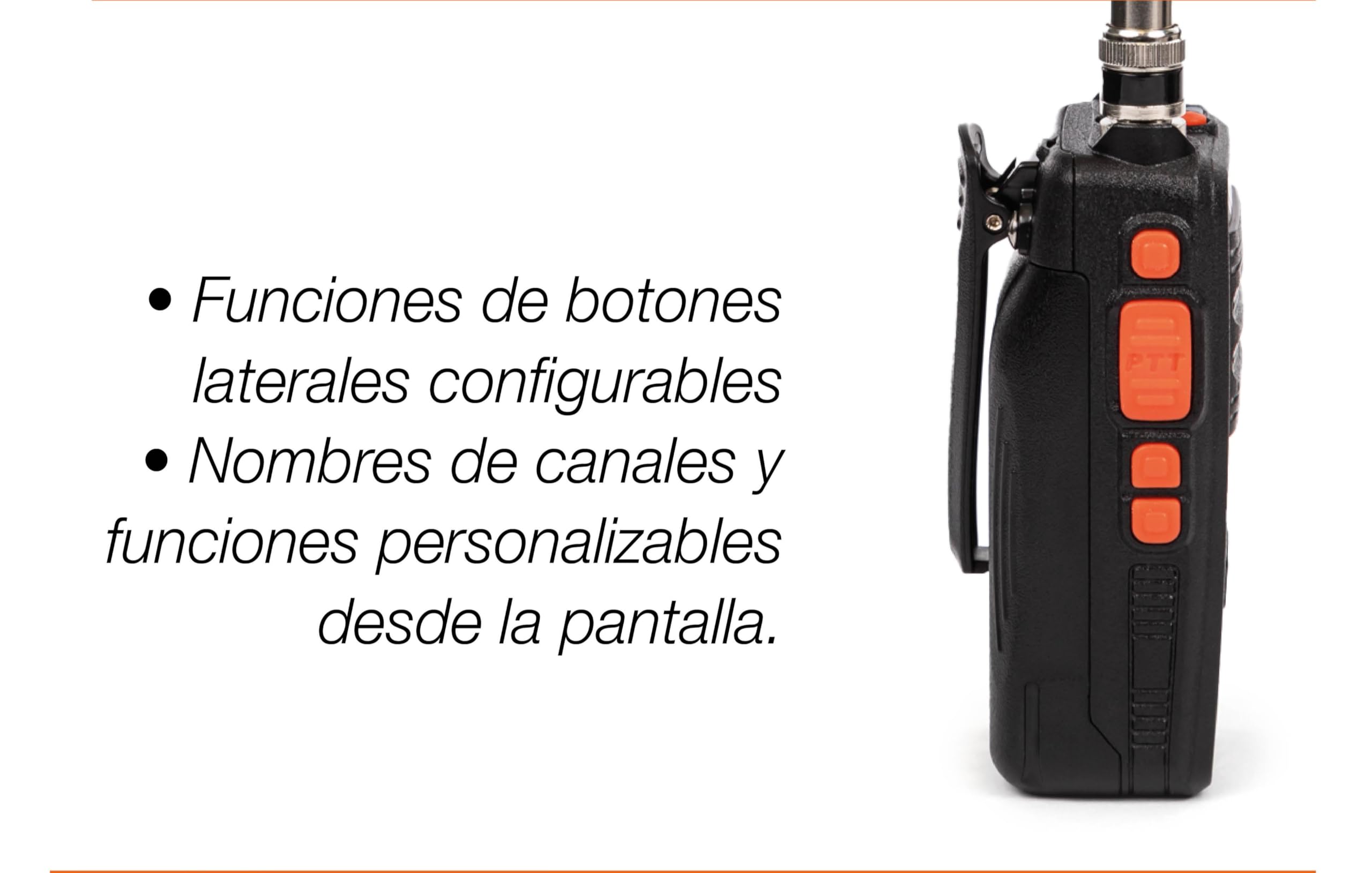 Jopix CB-80 Multi-Norm CB-Funk Handgerät - Tragbare 27 MHz CB-Funkgeräte AM/FM 4W Walkie-Talkie mit 2600mAh Li-Ion Akku