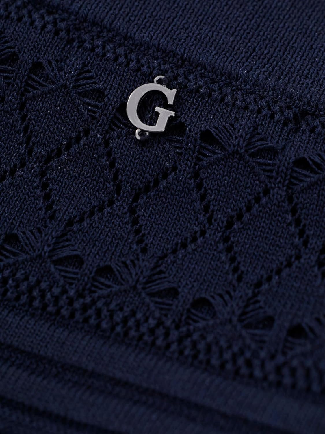 Guess Womens Eco Michelle Sweater Skirt, Blackened Blue, Small