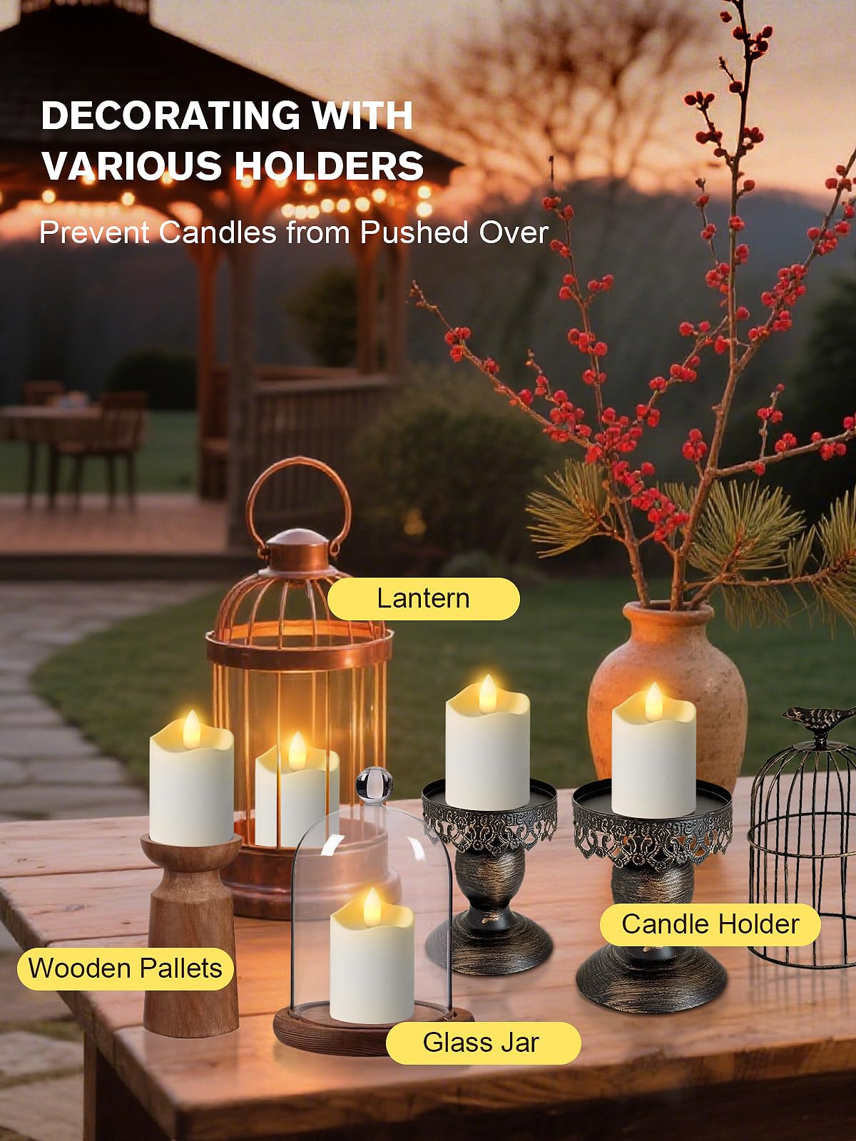 Candele da tè ricaricabili con timer remoto, candele LED senza fiamma da 5,1 x 5,3 cm, con base di ricarica USB, piccole candele votive, candele finte elettriche, per matrimoni, decorazione da