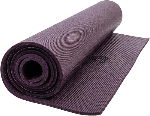 Body Sport Esterilla de yoga, superficie antideslizante de alta densidad con absorción de golpes, ideal para yoga, pilates y entrenamientos en casa