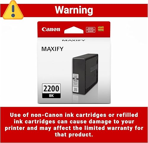 Miniatura 4 de Canon PGI-2200 Depósito de tinta negra de pigmento genuino, compatible con impresoras IB4120, MB5420, MB5120, IB4020, MB5020 y MB5320