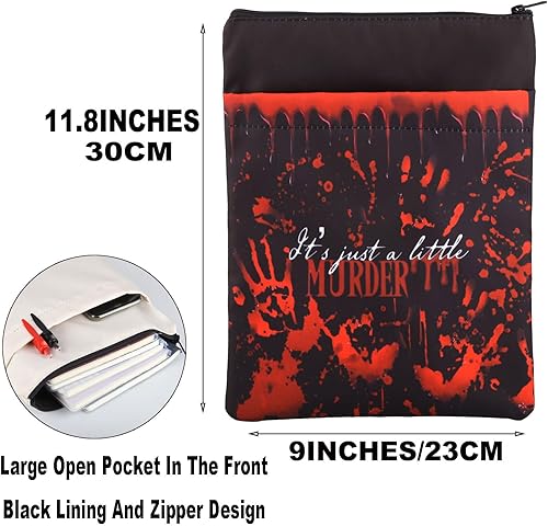 Miniatura 2 de JNIAP Funda de libro para lector de crímenes verdaderos, regalos de adicto al crimen verdadero, funda de libro de misterio de asesinato, regalos de
