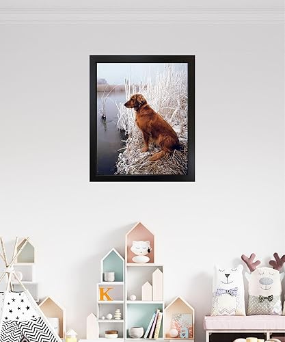 Miniatura 3 de Póster artístico para decoración de pared, diseño de perro de Golden Retriever (16 x 20 pulgadas)