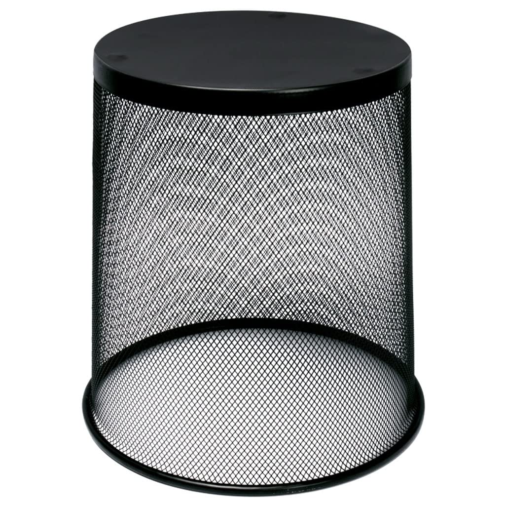 KYUSAR Mülleimer Abfalleimer Papierkorb Circular Mesh Walkbasket Mülleimer, Abfallkorb Mülleimer Behälter for Badezimmer, Küche, leichte robuste Metallbehälter