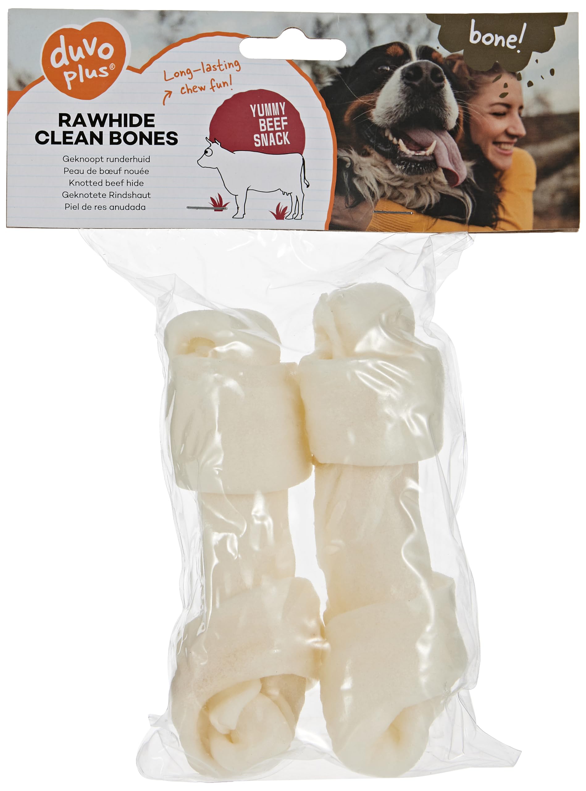 Duvo Clean Knotted Bone 4Pc 9Cm(181001)