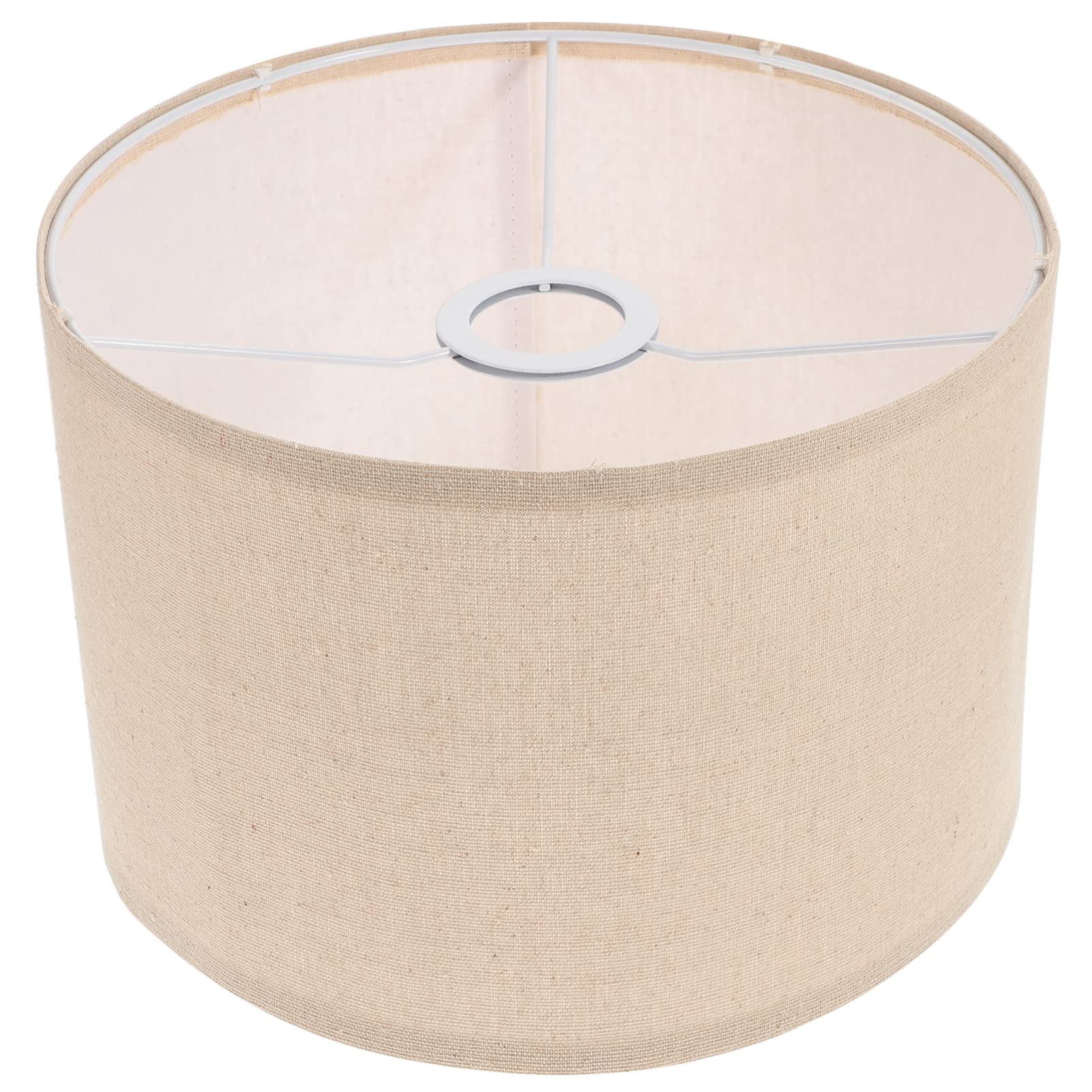 Abat-jour élégant en lin pour table et lampadaire Abat-jour amovible pour douilles Convient pour la chambre à coucher, le salon et le bureau Durable et doux pour les yeux