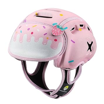 Mambobaby Baby Head Protector Baby Helmet for Crawling Walking- Extra-Thick Deep Forehead Padding, Toddler Helmet 6-24 Months, Infant Safety, Ultra-Light Soft Desig-Sweetness