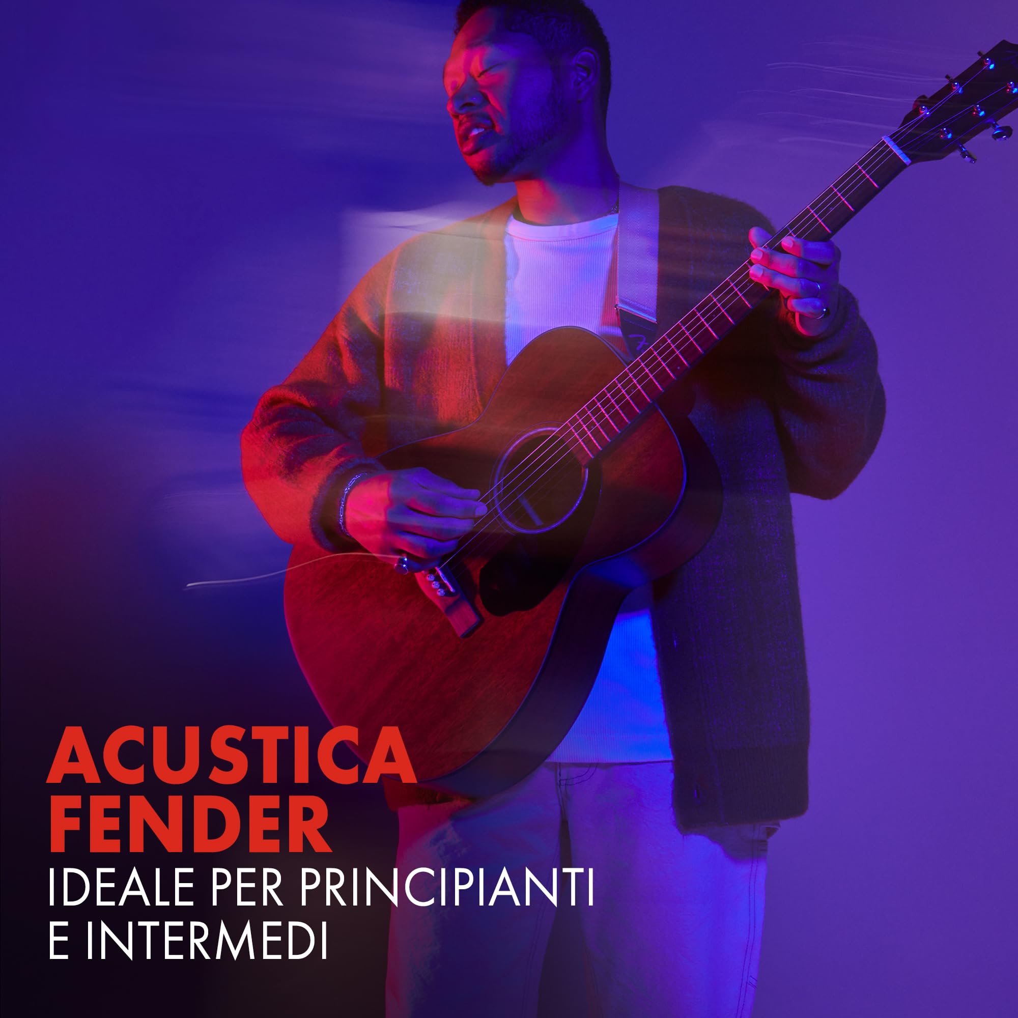 Fender CN-60S Chitarra Acustica Classica in Nylon, Finitura Naturale, Tastiera in Noce, Manico Confortevole, Include Lezioni Virtuali Gratuite