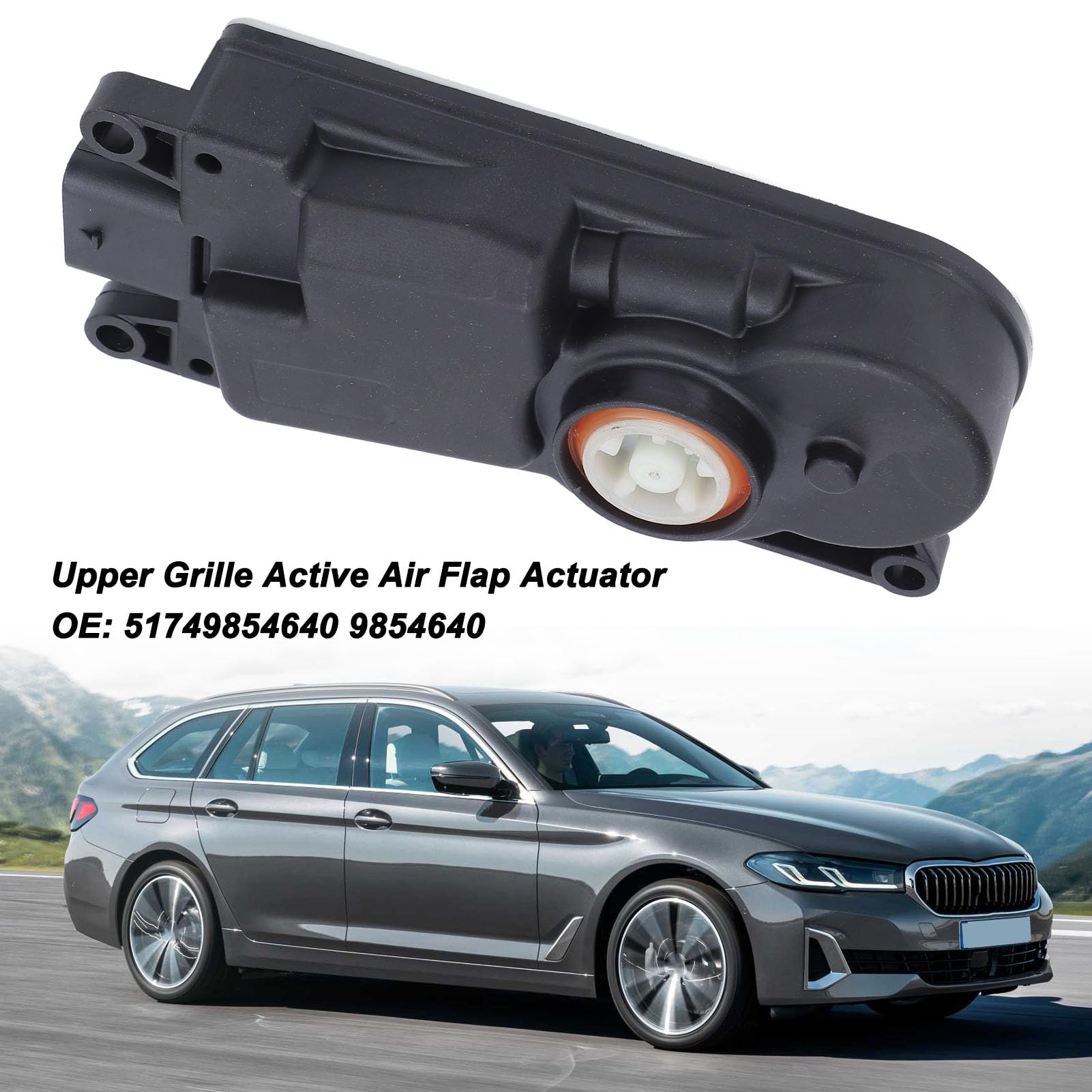 Griglia Superiore Attuatore Attivo del Deflettore Dell'aria Regolazione Precisa Funzionale 51749854640 Attuatore Attivo del Deflettore Dell'aria per Serie 5 G30 G31 Dal 2017 Al