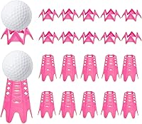 Vista 12 de Tees de golf de plástico, tees de simulador de golf para el hogar, tees de golf para exteriores e interiores, simulador de práctica y entrenamiento